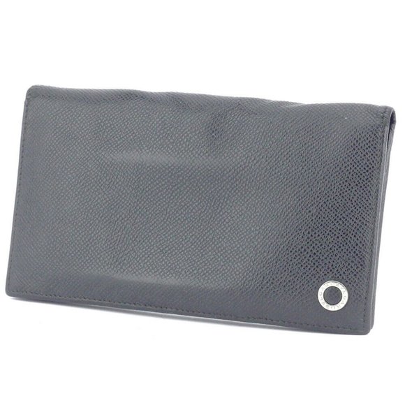BVLGARI wallet Bulgari Bulgari Man Leather Auth used T17529 - Picture 1 of 8